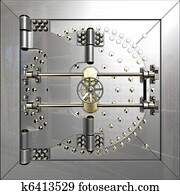 סמוך כספת, דלת