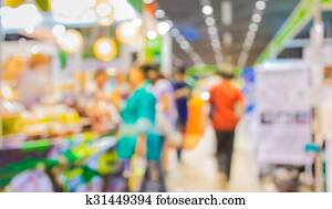 blurred image of people at trade show blurred image of people at trade show