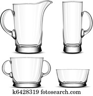 Glass tableware Glass tableware