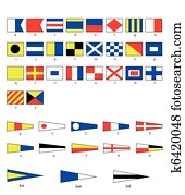 Nautical flags Nautical flags