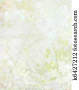 Pale Flower Art on Paper Background