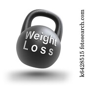 Weight loss over white Weight loss over white