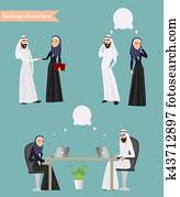 arab, 商業界人士, 會議