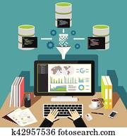 geschaefts, intelligenz, analytics, dashboard., daten, mining. geschaefts, intelligenz, analytics, dashboard., daten, mining.