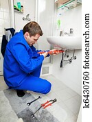 Plumbing repair sink Plumbing repair sink