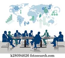 reunión, el consultar