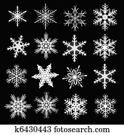 Snowflake winter set Snowflake winter set