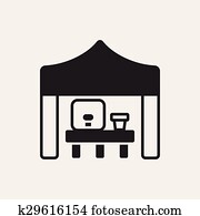休憩所 クリップアート 切り張り イラスト 絵画 集 Rest Stp Fotosearch