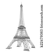 3d Eiffel Tower render 3d Eiffel Tower render