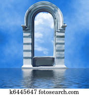 a, antigas, edifício pedra, com, escadaria, e, entrada a, antigas, edifício pedra, com, escadaria, e, entrada