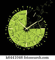 Abstract Time is flying