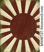 Antique Rising Sun Background Antique Rising Sun Background