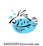 fische, in, wasser, logo, design, vektor, template., meeresfrüchte, gasthaus, laden, kaufmannsladen, logotype, icon. fische, in, wasser, logo, design, vektor, template., meeresfrüchte, gasthaus, laden, kaufmannsladen, logotype, icon.