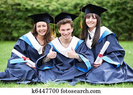 happy graduate students