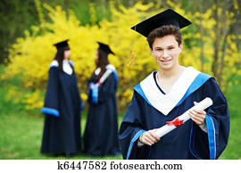 happy graduation student