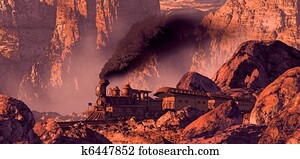 Old Western Train Old Western Train