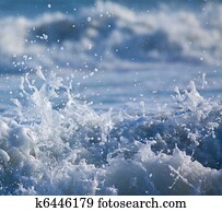 Surf with Splashing Water Drops Surf with Splashing Water Drops