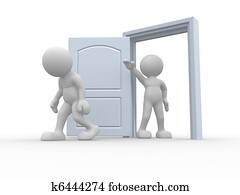 בעוט, out, דלת