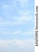 Blue sky with light clouds