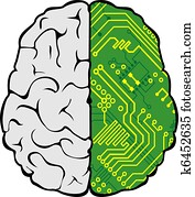 Brain and motherboard Brain and motherboard