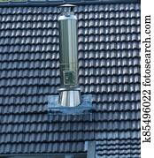 Chimney or stainless steel fireplace Chimney or stainless steel fireplace