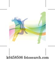 fundo, para, apresentação