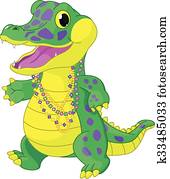Mardi Gras Alligator Mardi Gras Alligator