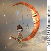 שדון, ב, הירח