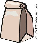 Brown Paper Bag Clip Art Vectors | Our Top 1000+ Brown Paper Bag EPS