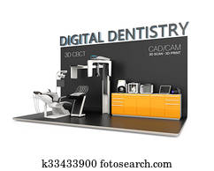 Digital dentistry concept Digital dentistry concept