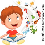 kleiner junge, lesend buch, bildung, c kleiner junge, lesend buch, bildung, c
