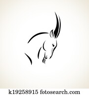vector illustration goats vector illustration goats
