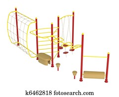 צבעוני, מגרש משחקים