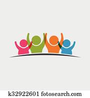 קבץ, אנשים, איקון