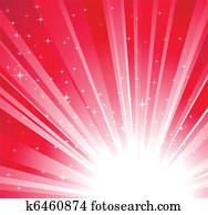 빨강, 크리스마스, 휴일, 배경, 와, 빛, 와..., 은 주연시킨다