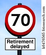 70, פנסיה, עכב, תמרור