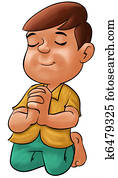 Boy praying Boy praying