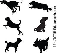 Dog Silhouettes Dog Silhouettes