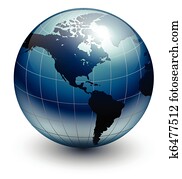 Earth globe Earth globe