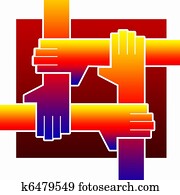 Hands holding each other