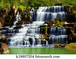 Pongour waterfall in Vietnam Pongour waterfall in Vietnam