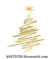 árvore natal, rabisco