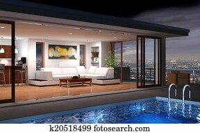 Modern House With Pool