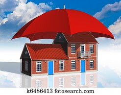 Real estate insurance concept Real estate insurance concept