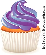 vector purple cupcake vector purple cupcake