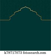 איסלמי, רקע, עצב, ל, ramadan, kareem