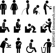 שרותים, חדר אמבטיה, בהריון, מכשול