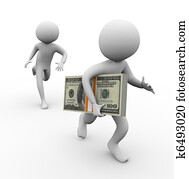 3d, גנב, לגנוב כסף