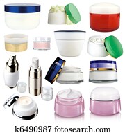 Cosmetics cream packs Cosmetics cream packs