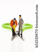 difference in income. workers and managers